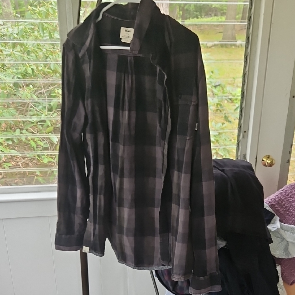 Black and Gray Plaid Shirt Never Worn